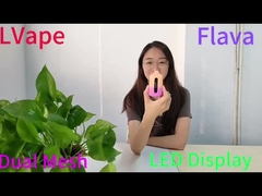 ثنائي 2 ملفات الشبكة الشاشة LED شريط vaping المستخدمة مرة واحدة